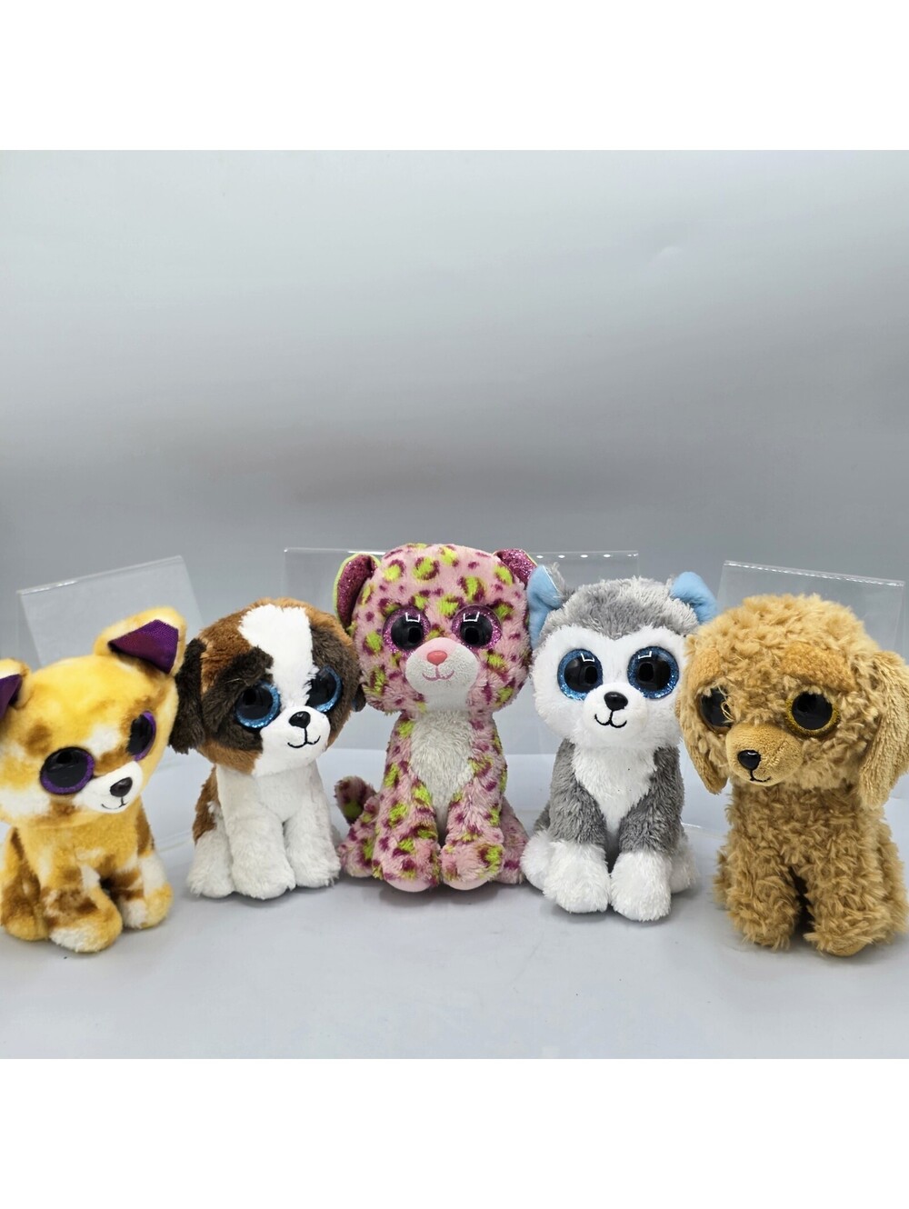 Ty Beanie Boos 9" Plush Lot of 5 Slush Lainey Pablo Duke Noodles Medium